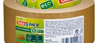 tesa presenta tesapack Paper Standard ecoLogo