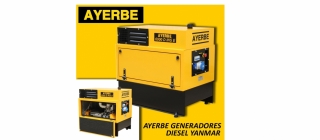 Ayerbe presenta una nueva serie de generadores diésel YANMAR 6 KVA