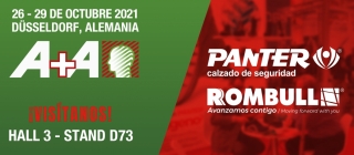 PANTER y ROMBULL participan en la Feria A+A Düsseldorf 2021