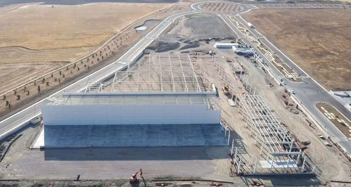 Gran avance en la construcción del nuevo centro logístico de Ehlis en Illescas