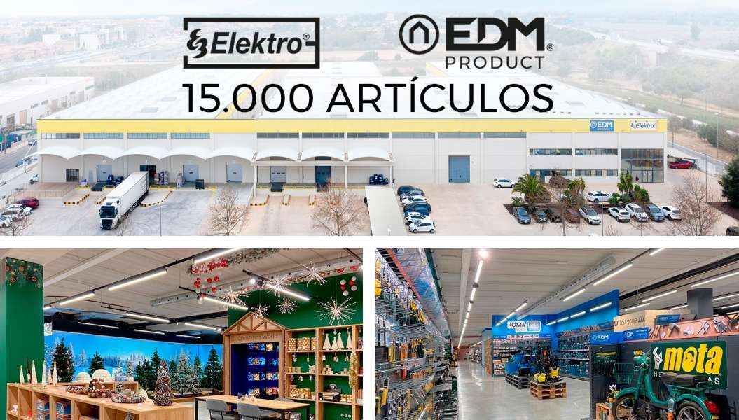 Elektro3 EDM llega a las 15.000 referencias en su almacén