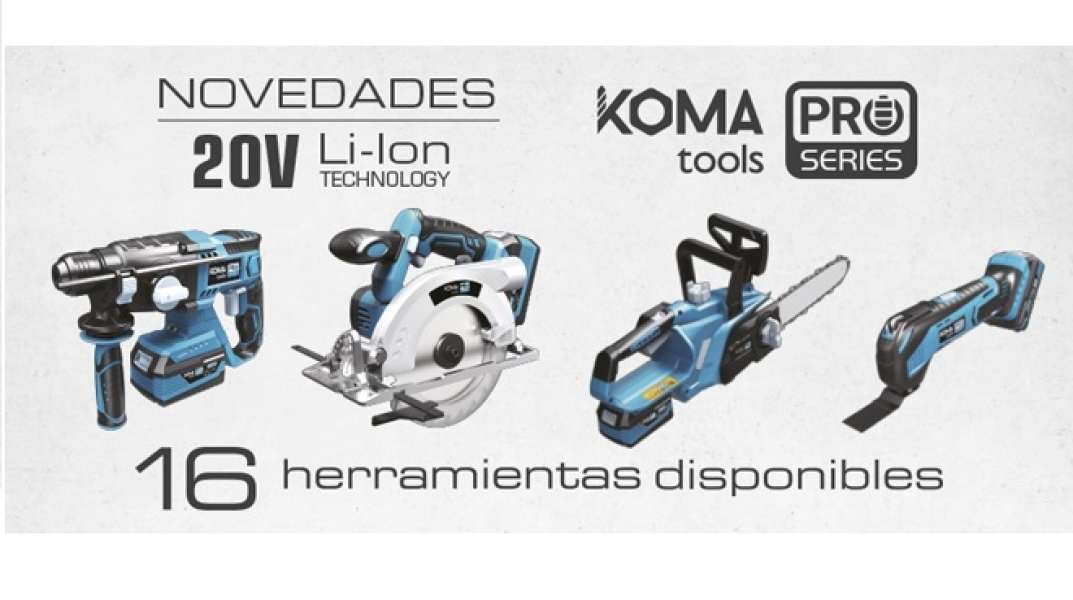 Elektro3-EDM amplia la gama de herramientas profesionales Koma Tools Pro