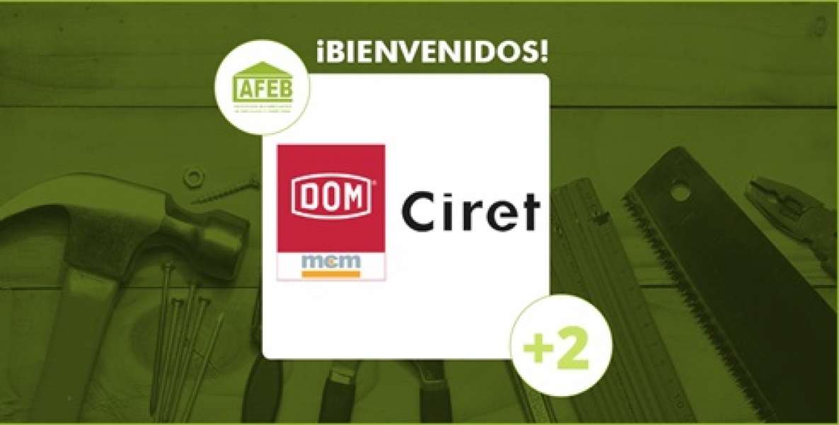 Nuevo asociados, las empresas DOM-MCM y CIRET se unen a AFEB
