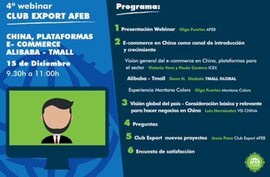 Club Export AFEB presenta el e-commerce en China como canal de crecimiento