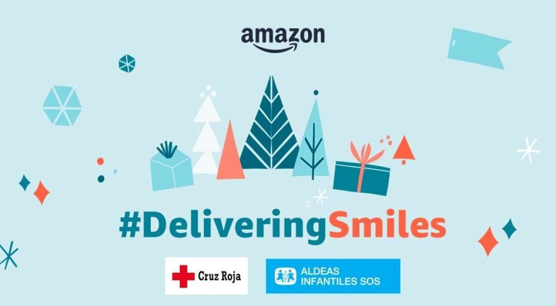 Amazon colabora con Aldeas Infantiles SOS y Cruz Roja esta Navidad