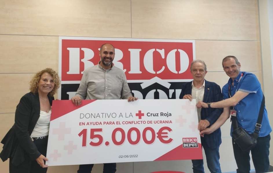Brico Depôt colabora con Cruz Roja para ayudar a los refugiados de Ucrania 