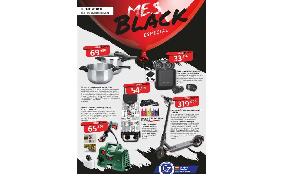 Coferdroza lanza el folleto “BLACK 2020” con grandes descuentos