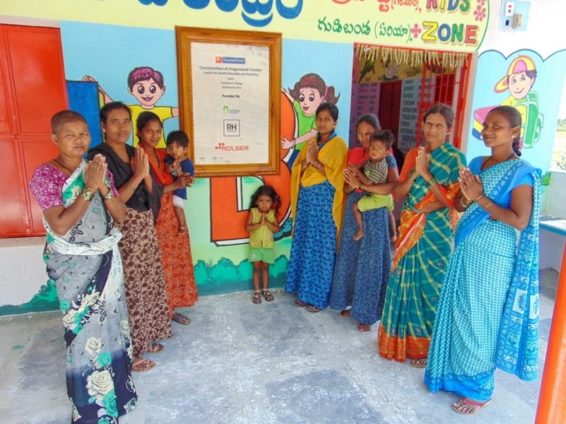Rolser y la Fundación Vicente Ferrer construyen un centro educativo en la India