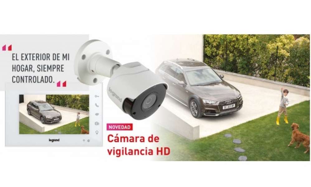 Nueva cámara de seguridad en los videoporteros conectados de Legrand