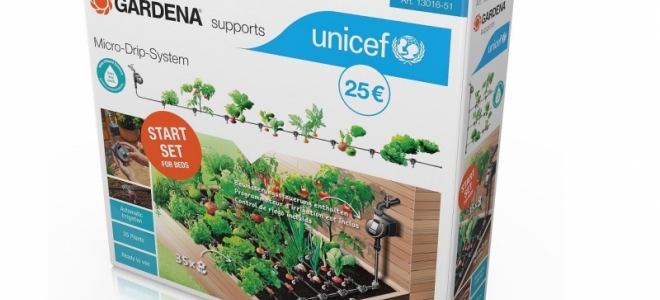 Gardena lanza una edición limitada del Sistema Micro-Drip en apoyo a Unicef 
