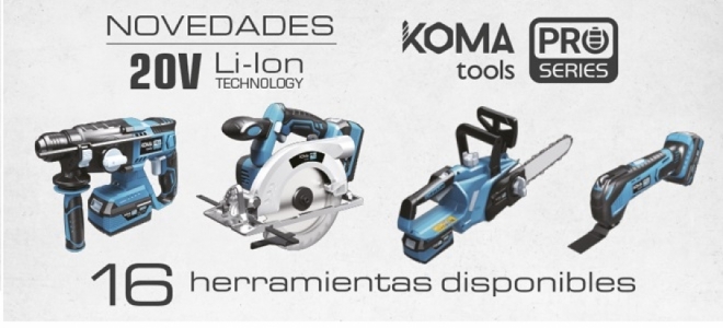Elektro3-EDM amplia la gama de herramientas profesionales Koma Tools Pro