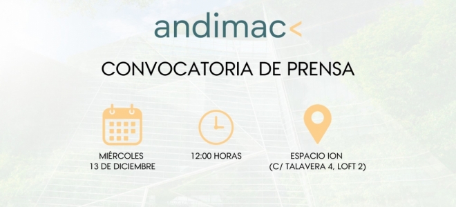 Andimac presentará en un acto su hoja de ruta con relación al Plan de Recuperación, Transformación y Resiliencia