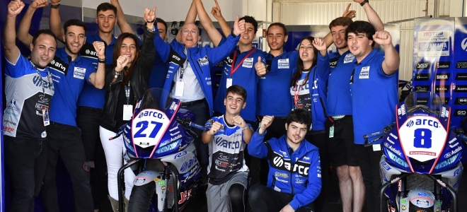 ARCO patrocina el equipo ganador del Campeonato de España de Superbike Junior