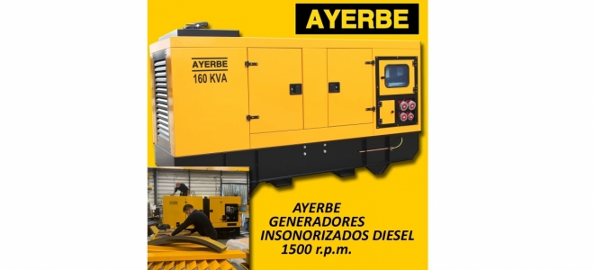 Ayerbe desarrolla una nueva línea de generadores insonorizados