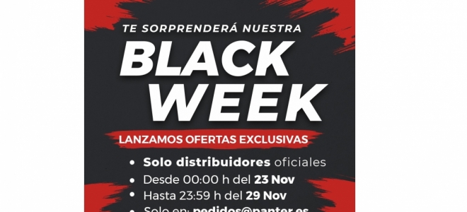 PANTER lanza la PANTER BLACK WEEK en apoyo a sus distribuidores oficiales