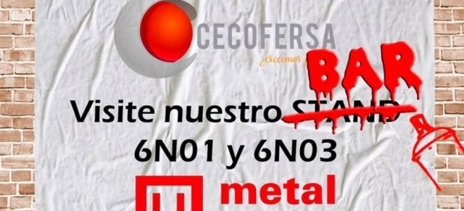 Cecofersa estará presente en MetalMadrid 2022