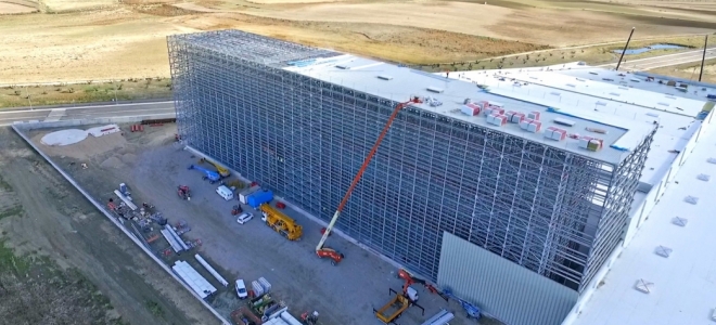 El nuevo almacén automatizado de Ehlis en Illescas finaliza su construcción